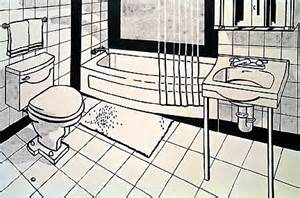 bathroom Roy Lichtenstein pop art 1961